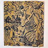 « 40 Volés » Multiples, double linogravure sur « papier boucherie »