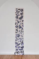 Rouleaux Technique mixte sur papier peint