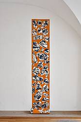 Rouleaux Technique mixte sur papier peint