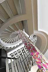 Jean Marc Saulnier à la Villa Balthazar - Vue sur escalier