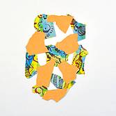 Hors Cadre PP Technique mixte sur papier peint