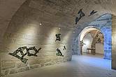 Jean Marc Saulnier - Médiathèque de Uzès 2020 - Peinture au mur : entrée