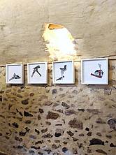 GALERIE DU BOURDARIC - Quatres peintures cadrées